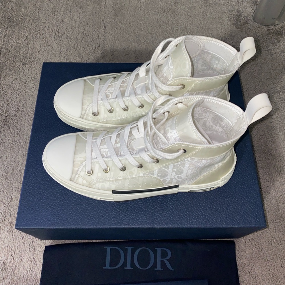 Mens Dior B23 High Top Sneakers size 39 - Picture 7 of 14